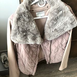 Anthropologie Quilted Aviator Jacket